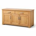 Credenza in legno di rovere con 2 cassetti e 3 ante